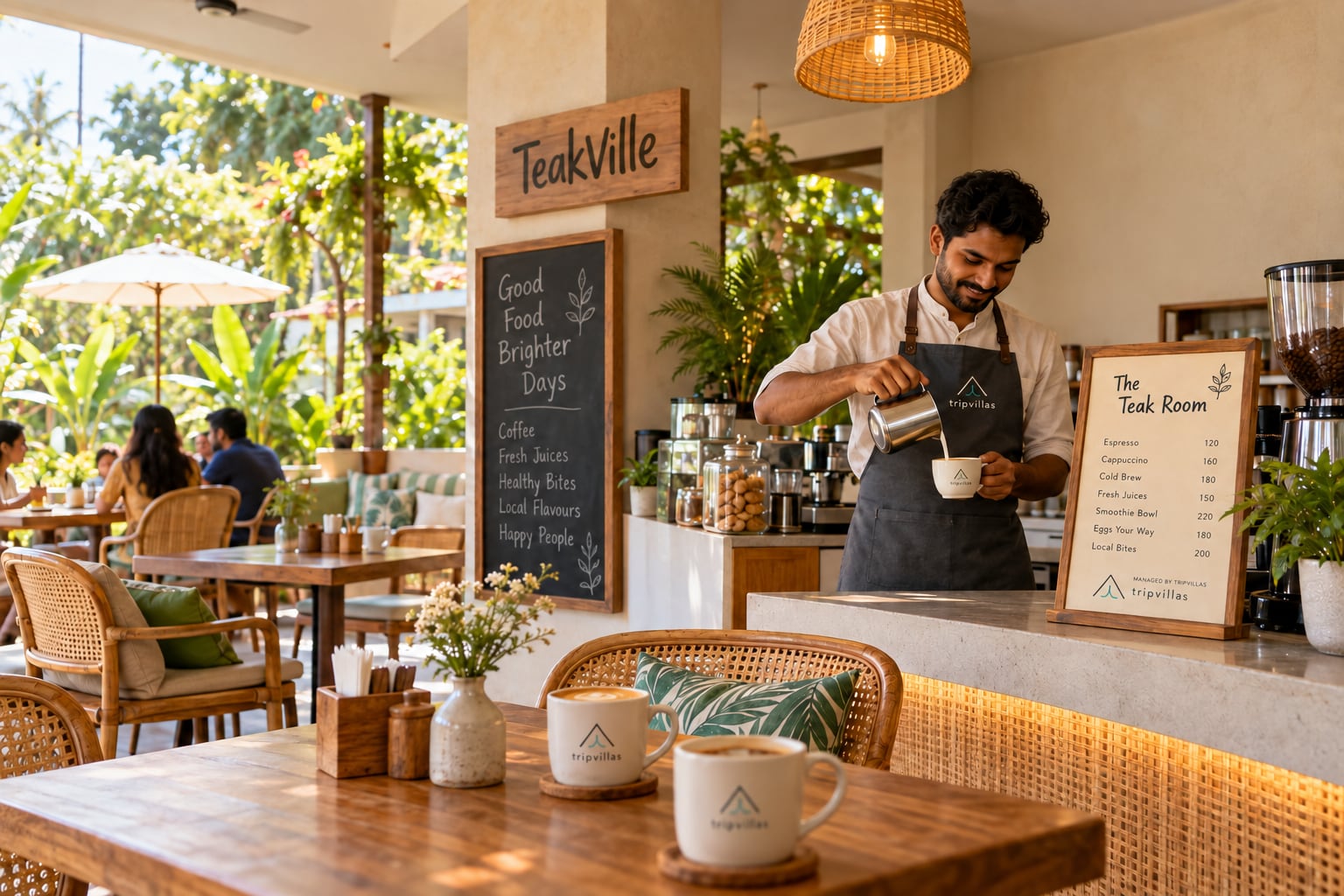 The community café, run under the property's own venue name